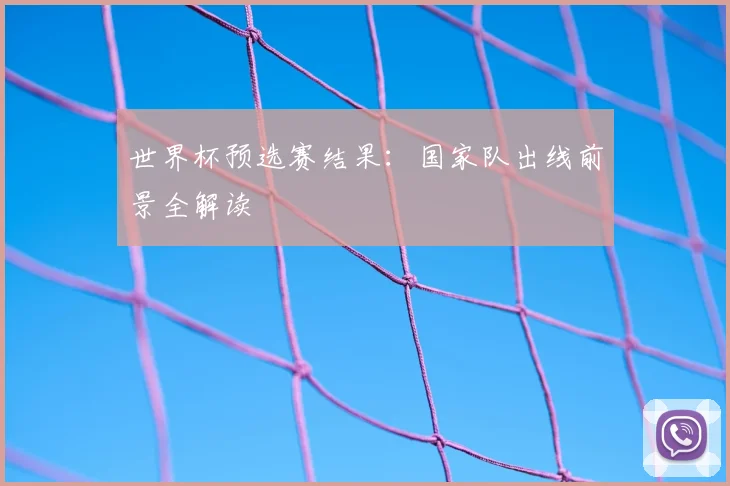 世界杯预选赛结果：国家队出线前景全解读