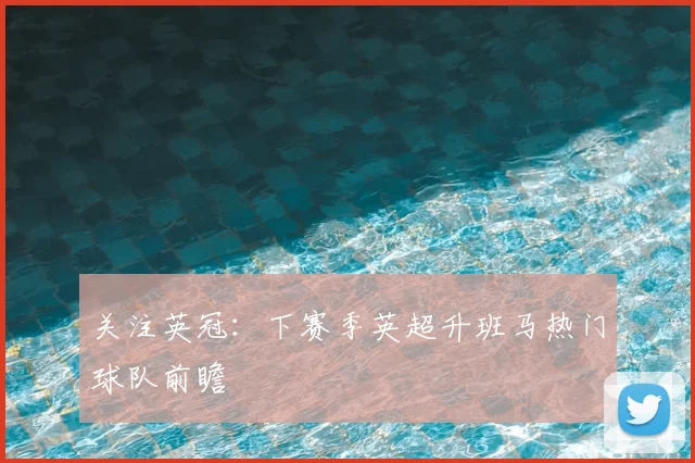 关注英冠:下赛季英超升班马热门球队前瞻